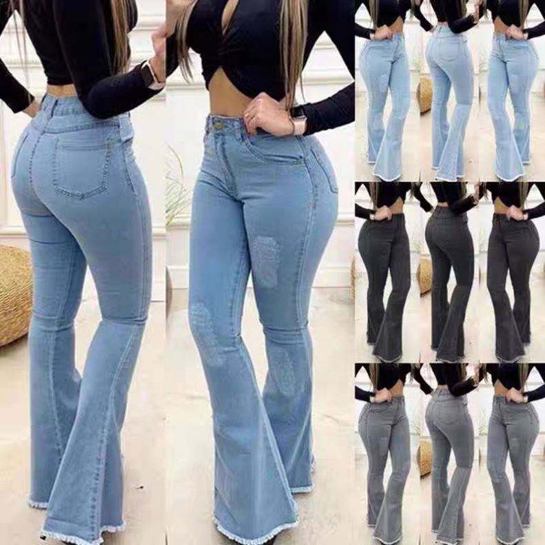 Wholesale High Quality Breathable Skinny Women Ladies Denim Casual Jeans Pants